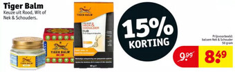 Kruidvat Tiger balm aanbieding