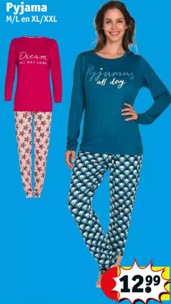 Kruidvat Pyjama aanbieding