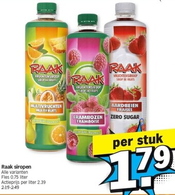 Raak siropen