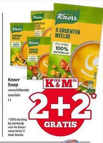 Spar Knorr soep aanbieding