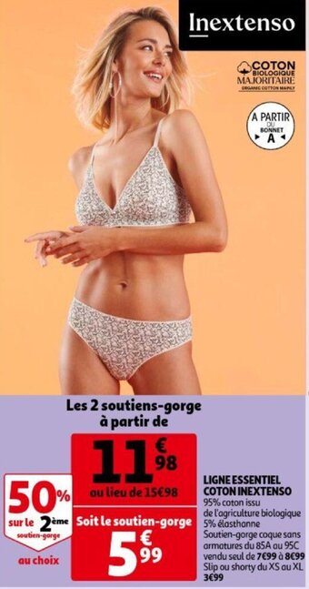 Ligne Essentiel Coton Inextenso