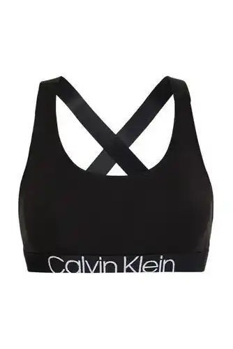 Calvin klein unlined bralette black