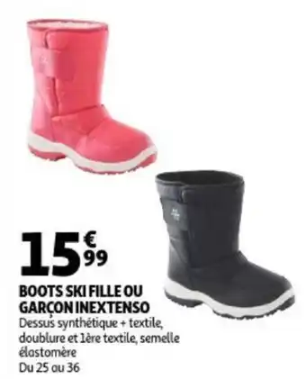 Auchan Boots Ski Fille Ou Garcon Inextenso aanbieding