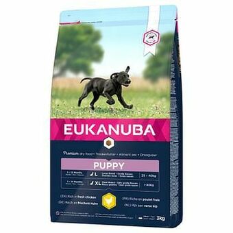 15kg Puppy Large Breed Kip Eukanuba Hondenvoer