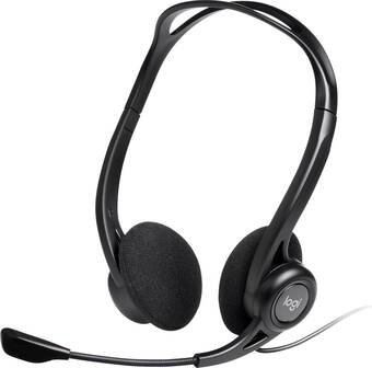 960 usb computerheadset - zwart