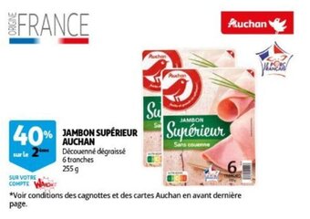 Auchan Jambon Superieur Auchan aanbieding