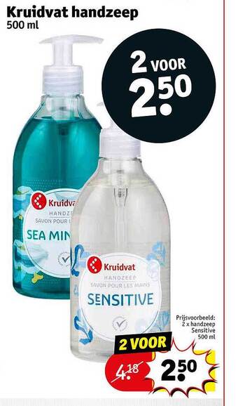Kruidvat Kruidvat handzeep aanbieding