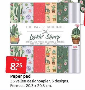 Boekenvoordeel Paper pad aanbieding