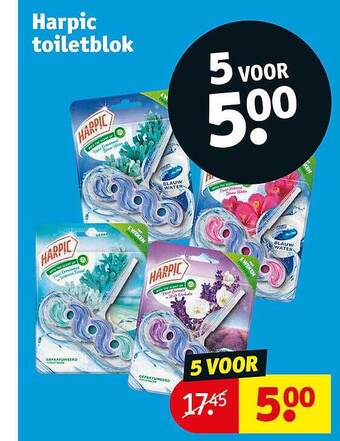 Kruidvat Harpic toiletblok aanbieding