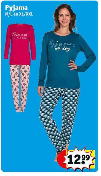 Kruidvat Pyjama aanbieding