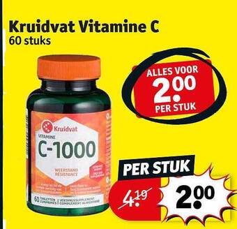Kruidvat Kruidvat vitamine c aanbieding