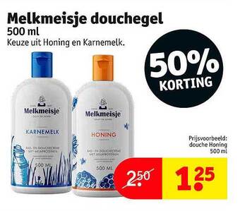 Kruidvat Melkmeisje douchegel aanbieding