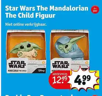 Kruidvat Star wars the mandalorian the child figuur aanbieding