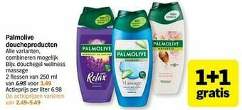 Albert Heijn Palmolive douchegel wellness massage aanbieding