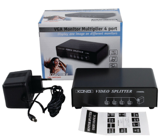 Vga splitter - 4 poorten - cmp-switch95