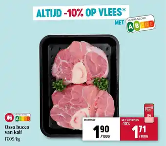 Delhaize Osso bucco van kalf aanbieding