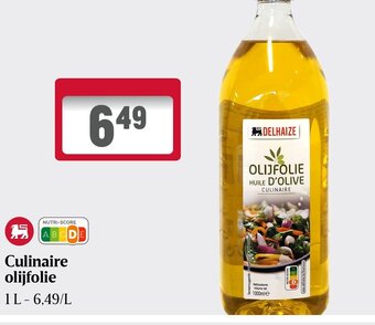 Delhaize Culinaire olijfolie aanbieding
