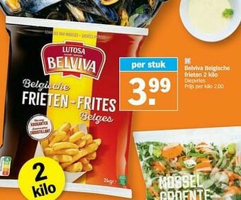 Albert Heijn Belviva belgische frieten aanbieding