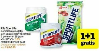 Sportlife boost energy spearmint