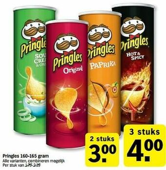 Albert Heijn Pringles aanbieding