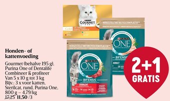 Delhaize Honden- of kattenvoeding aanbieding
