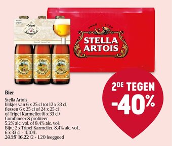 Delhaize Bier Stella Artois aanbieding