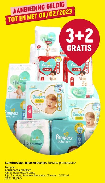 Delhaize Luierbroekjes, luiers of doekjes aanbieding