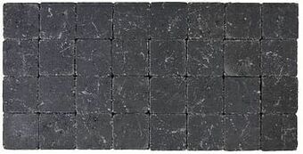 Brico Coeck klinker zwart getrommeld 10x10x4cm aanbieding