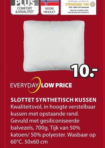 Jysk Slottet Synthetisch Kussen aanbieding