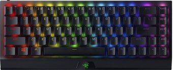 Bol.com Razer blackwidow v3 mini hyperspeed qwerty gaming toetsenbord - gele switch - zwart aanbieding