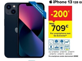 Carrefour Iphone 13 128 gb aanbieding