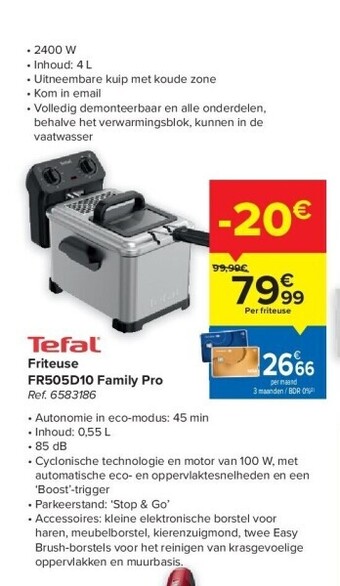 Friteuse fr505d10 family pro