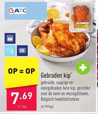 ALDI Gebraden kip 1,1kg aanbieding