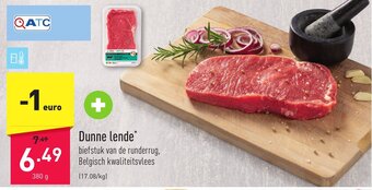 ALDI Dunne lende 380g aanbieding