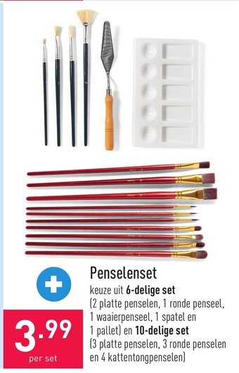Penselenset per set
