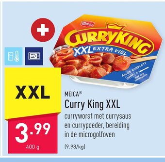 ALDI Meica curry king XXL 400g aanbieding