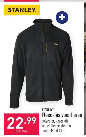 ALDI Stanley fleecejas voor heren per stuk aanbieding