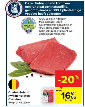 Carrefour Chateaubriand kwaliteitsketen carrefour aanbieding