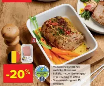 Carrefour Hespengebraad van varken van weleer kwaliteitsketen aanbieding
