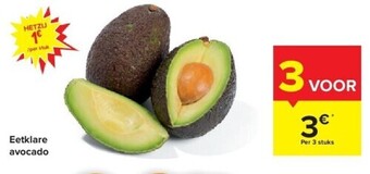 Carrefour Eetklare avocado aanbieding
