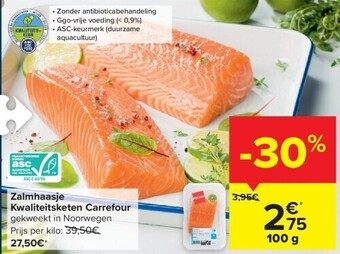 Carrefour Zalmhaasje kwaliteitsketen carrefour aanbieding