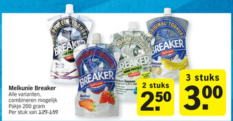 Albert Heijn Melkunie Breaker aanbieding