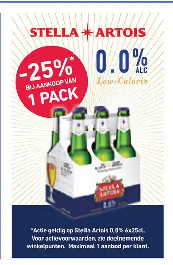 Prik en Tik Stella Artois 0.0% aanbieding