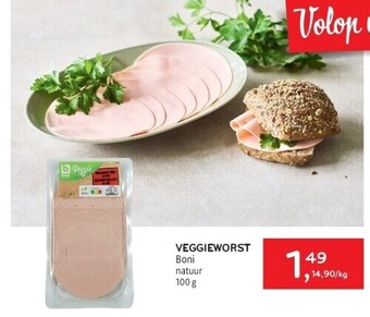 Alvo Veggieworst boni natuur 100 g aanbieding