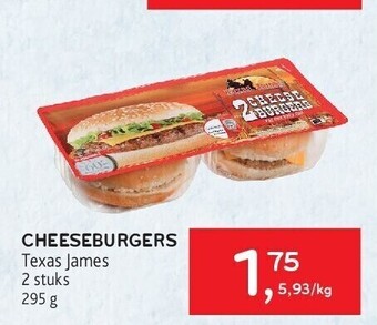 Alvo Cheeseburgers texas james aanbieding