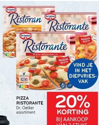 Alvo Pizza ristorante dr. oetker aanbieding