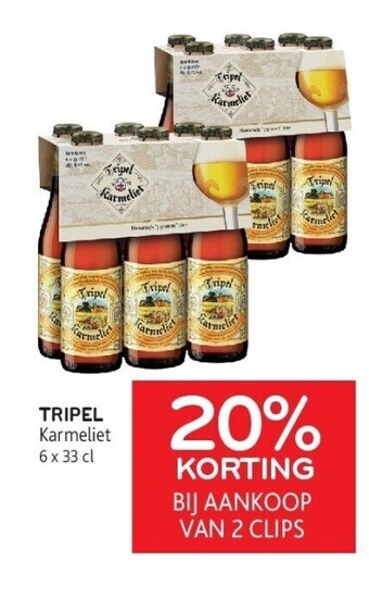 Alvo Tripel karmeliet 6 x 33 cl aanbieding