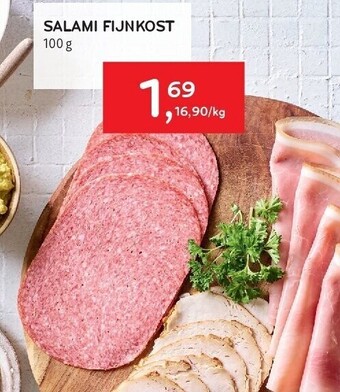 Alvo Salami fijnkost 100 g aanbieding