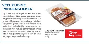 Alvo American pancakes aanbieding