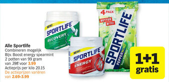 Albert Heijn Alle Sportlife aanbieding